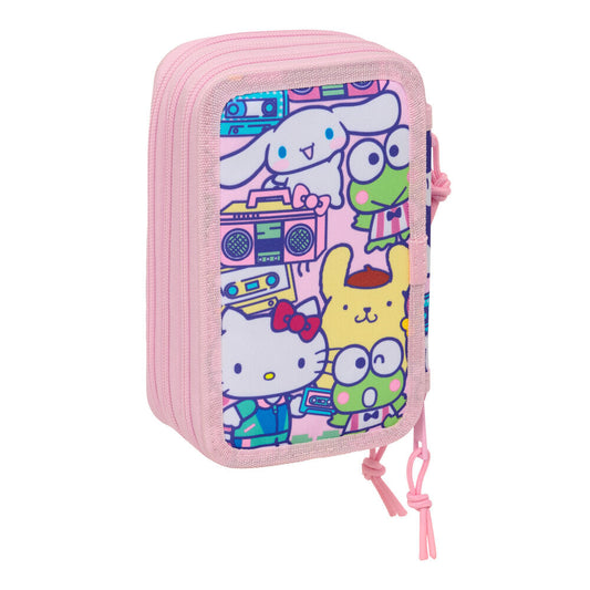 Hello Kitty & Friends potrójny piórnik 37 szt