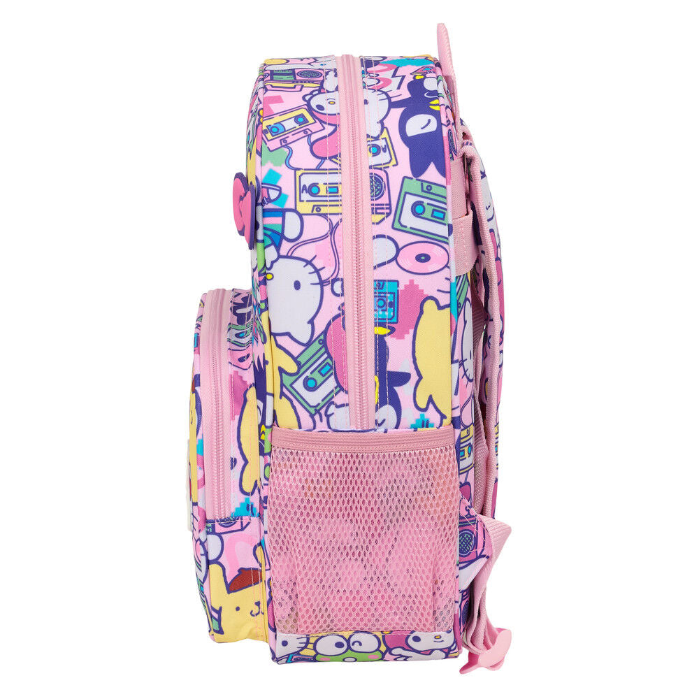 Mochila Hello Kitty & Friends 34cm ajustável