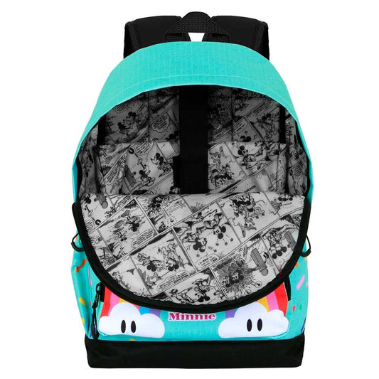 Mochila Disney Minnie Arco Íris 41cm