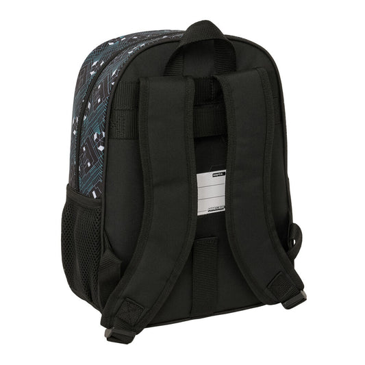 Mochila Minecraft com tela ajustável de 34 cm
