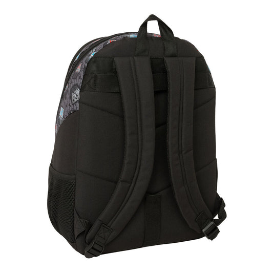Mochila Graffiti Minecraft 44cm adaptável