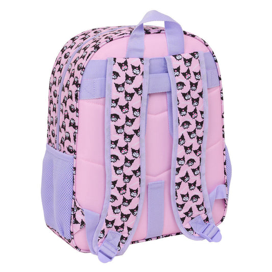 Mochila Kuromi Hello Kitty 38cm ajustável