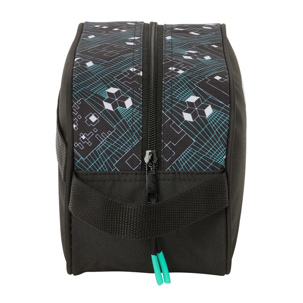 necessaire adaptável para Minecraft com tela de jogo