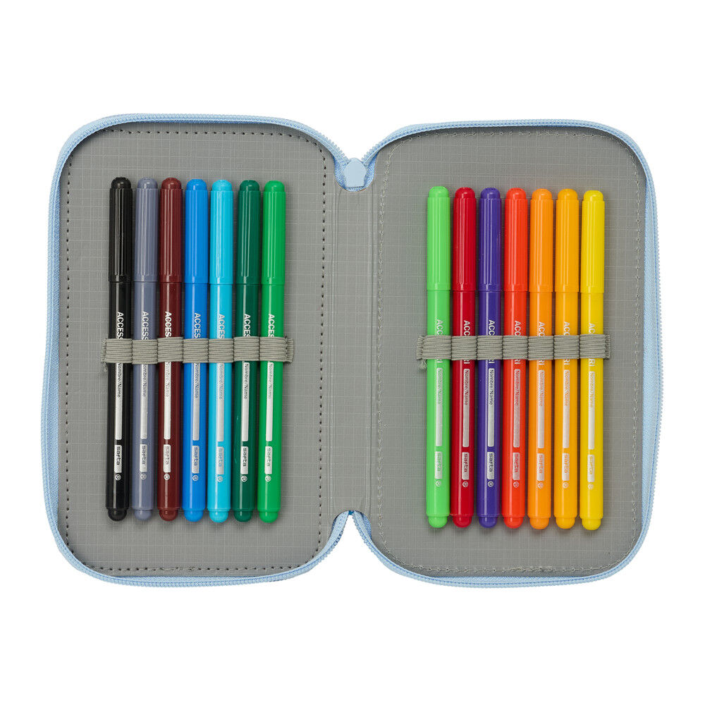 Frozen Disney triple pencil case 37pcs