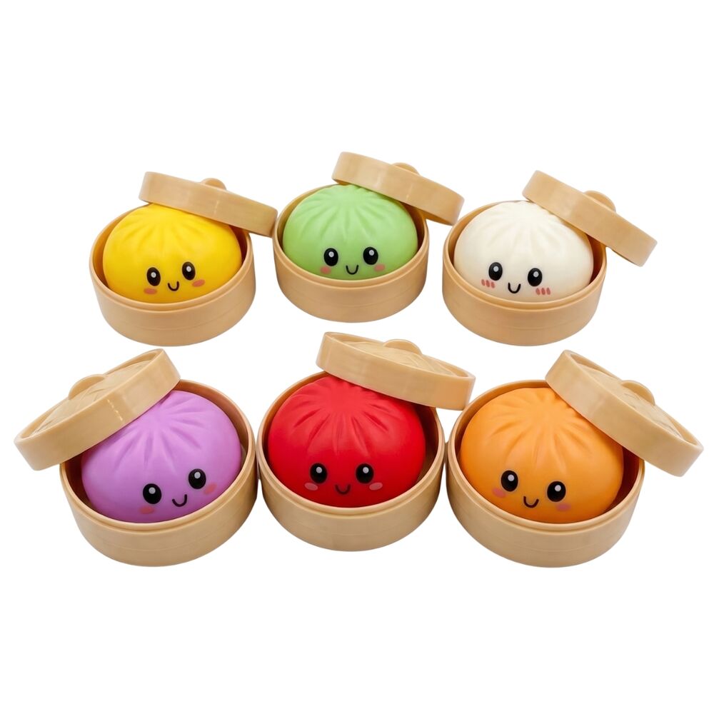 Surprise Squishy Common Dumpling Anti Stress Toy 10cm Assorted