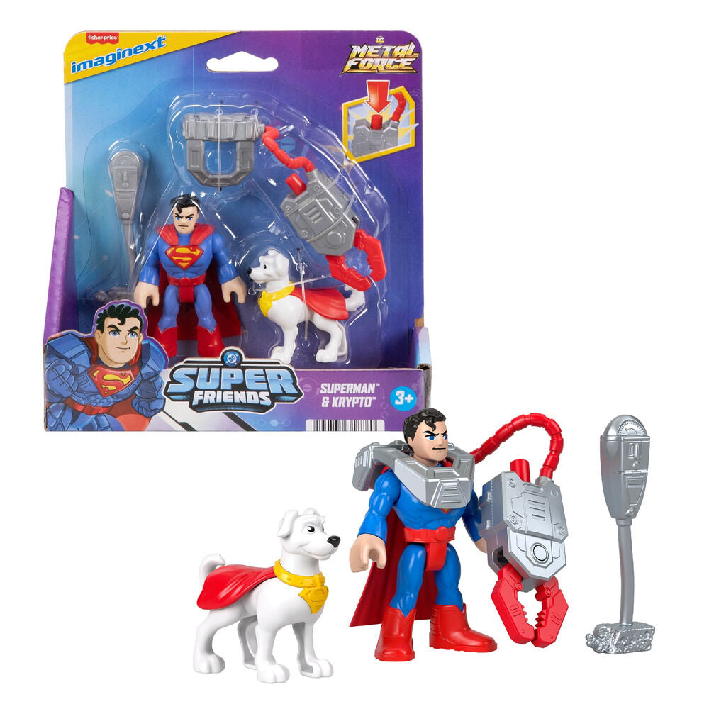 Action figure Super Friends DC Comics Imaginext da 7 6 cm assortite