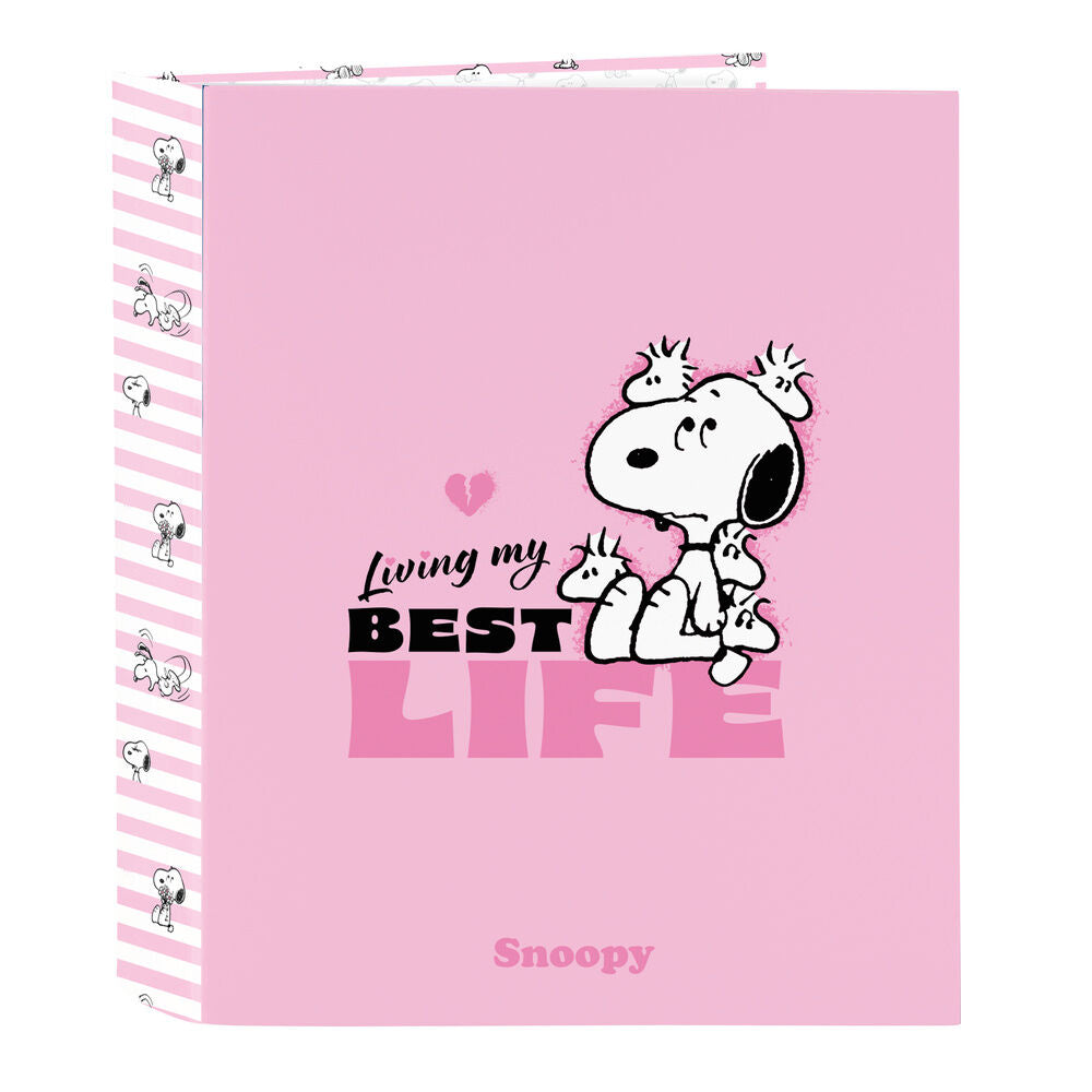Snoopy A4 ring binder