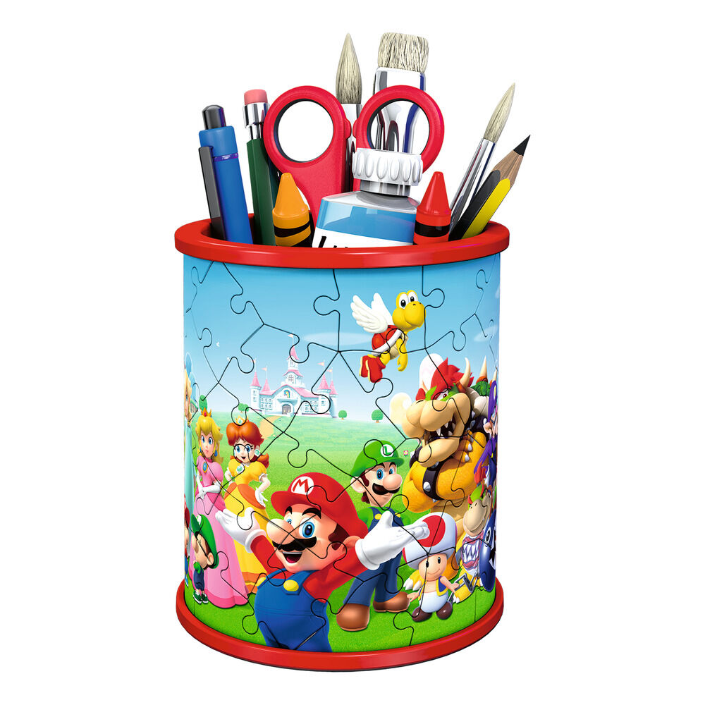 3D Puzzle Super Mario Pencil Holder 54pcs