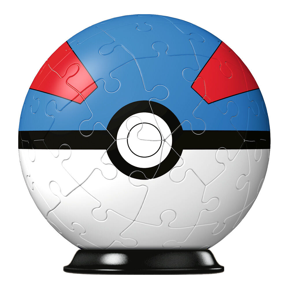 Puzzleball Pokemon Superball blue 54pcs