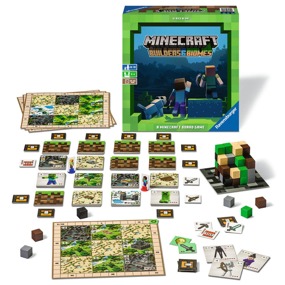 Minecraft Builders & Biomes Board Game