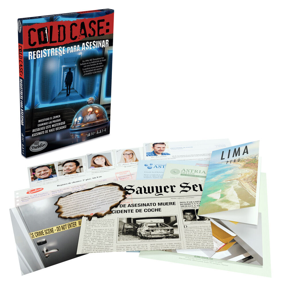 Board game: Unsolved case - Register to murder