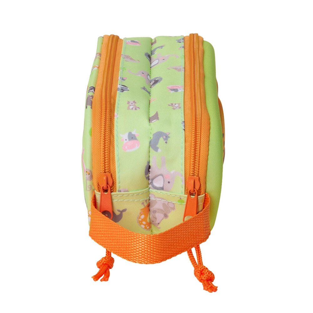 3D Tiger double pencil case