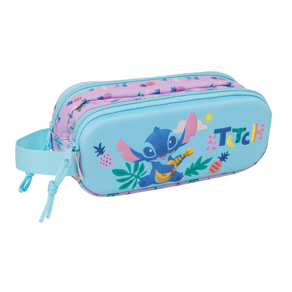 3D Stitch Disney Double Pencil Case