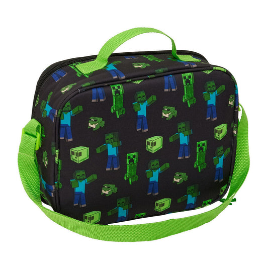 3D Minecraft thermal lunch bag