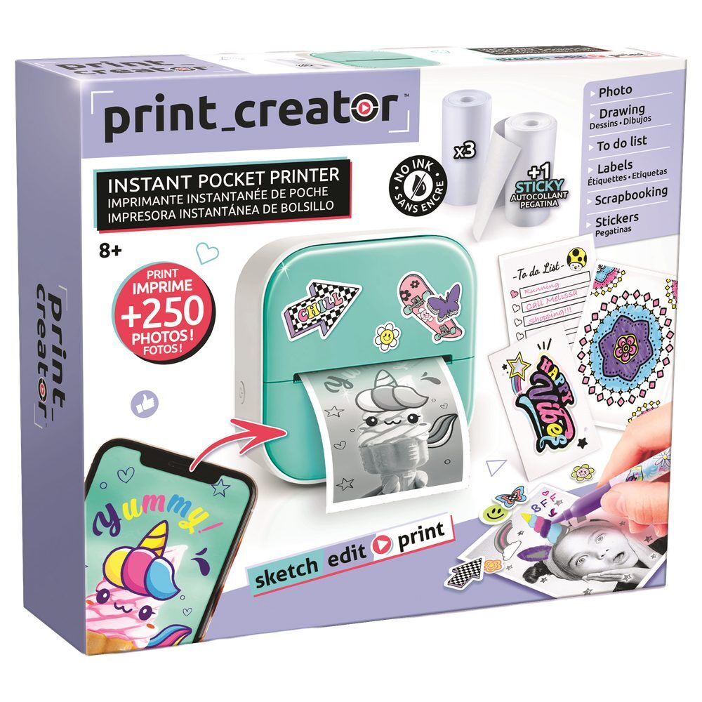 Photo Creator Wireless Pocket Thermal Printer