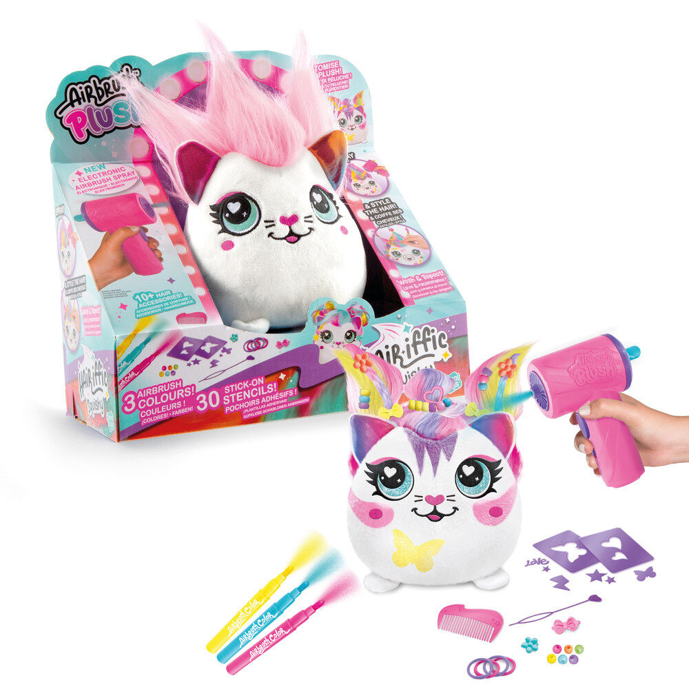 Squishy Plush Airbrush Accessories Hair Airbrush Plush Assortment