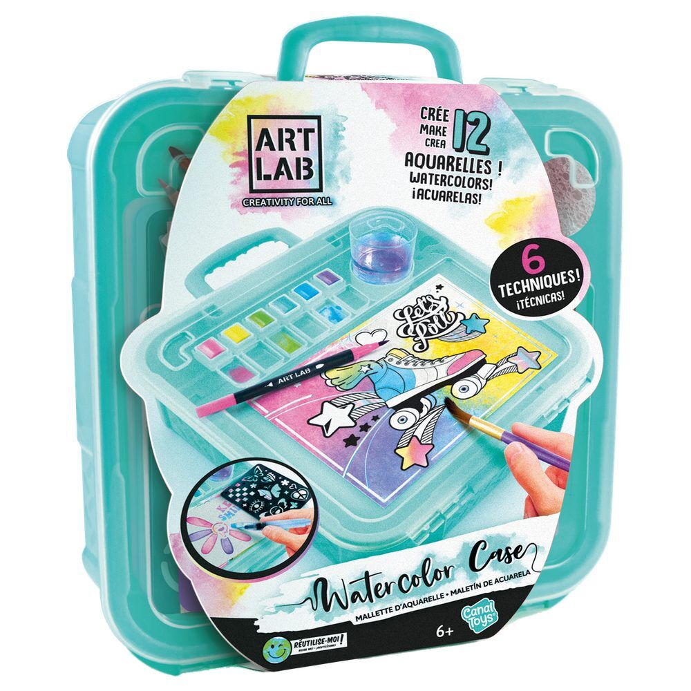 Watercolor painting kit and accessories for Art Lab