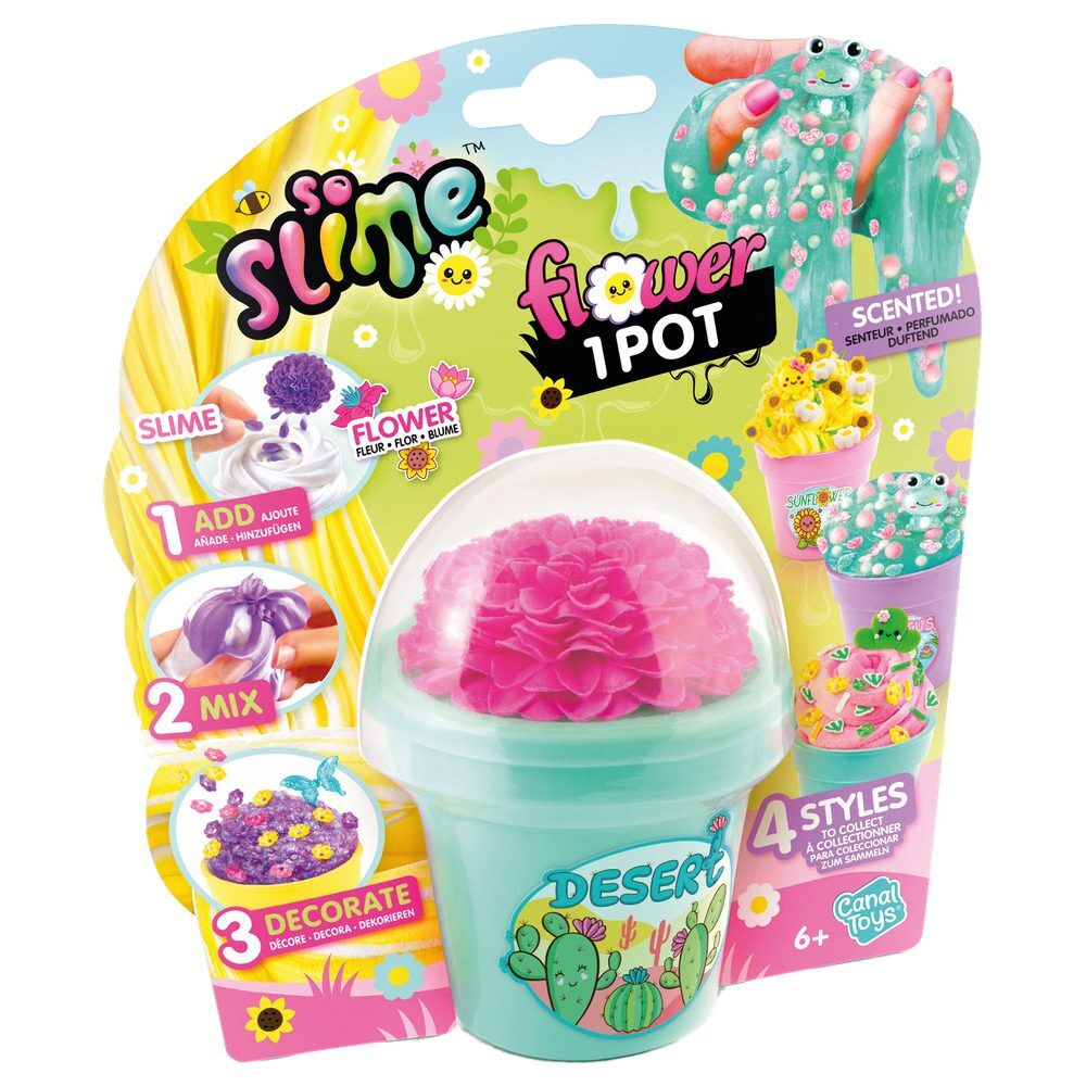 Aromatic flower pot Slime Flower assorted