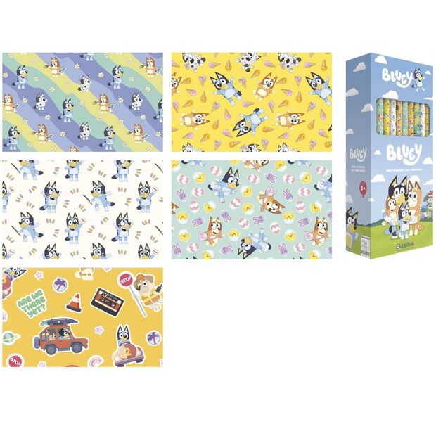 Ready Bluey Assorted Gift Wrap