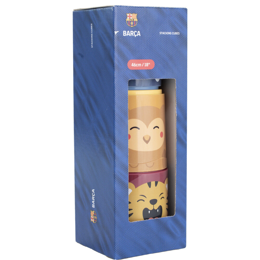 FC Barcelona stackable cubes