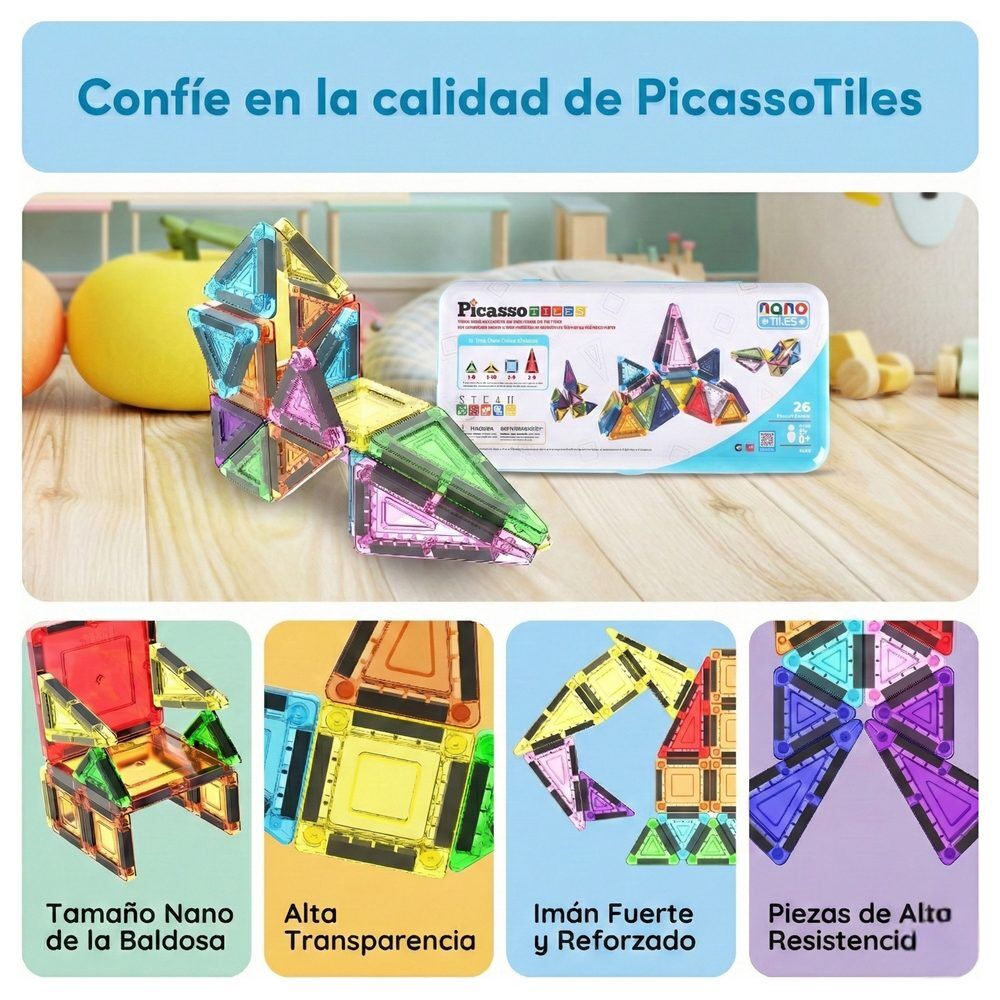 Magnetic blocks 26pcs