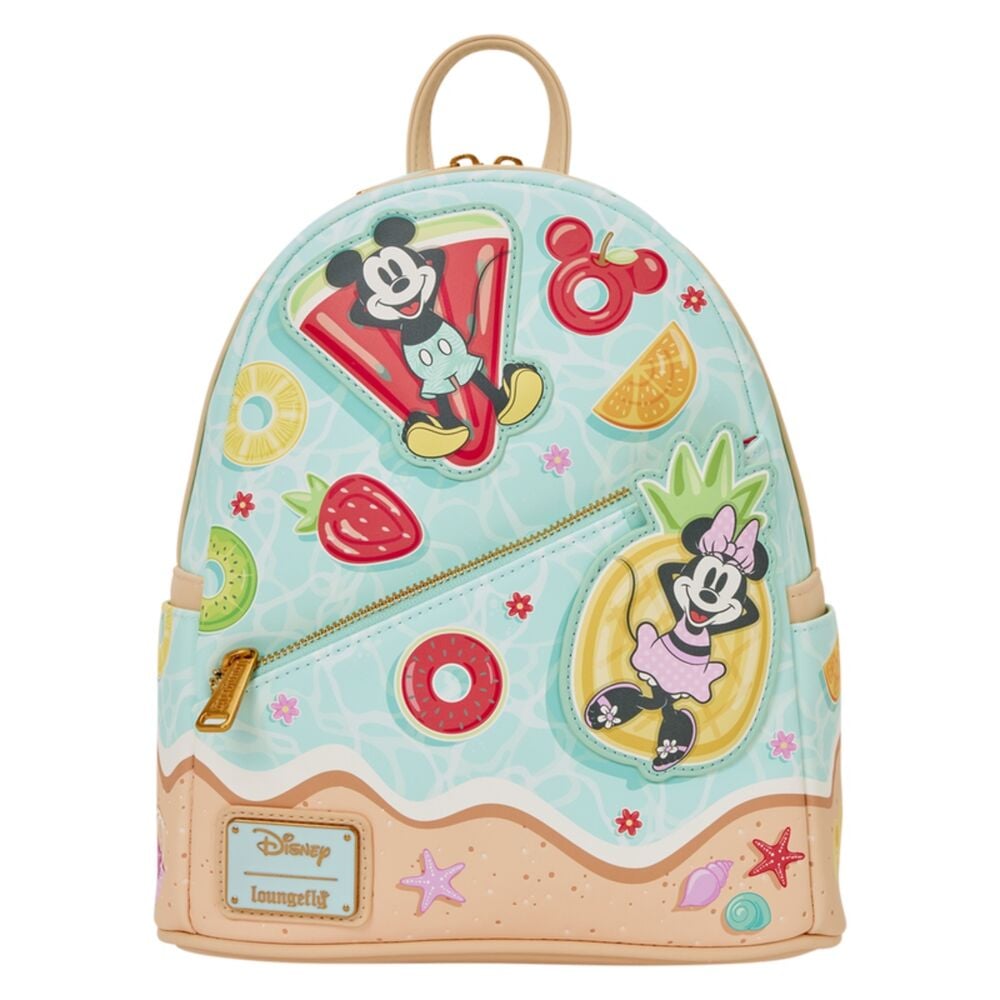 Disney Mickey & Minnie Beach Fun Loungefly Backpack 26cm