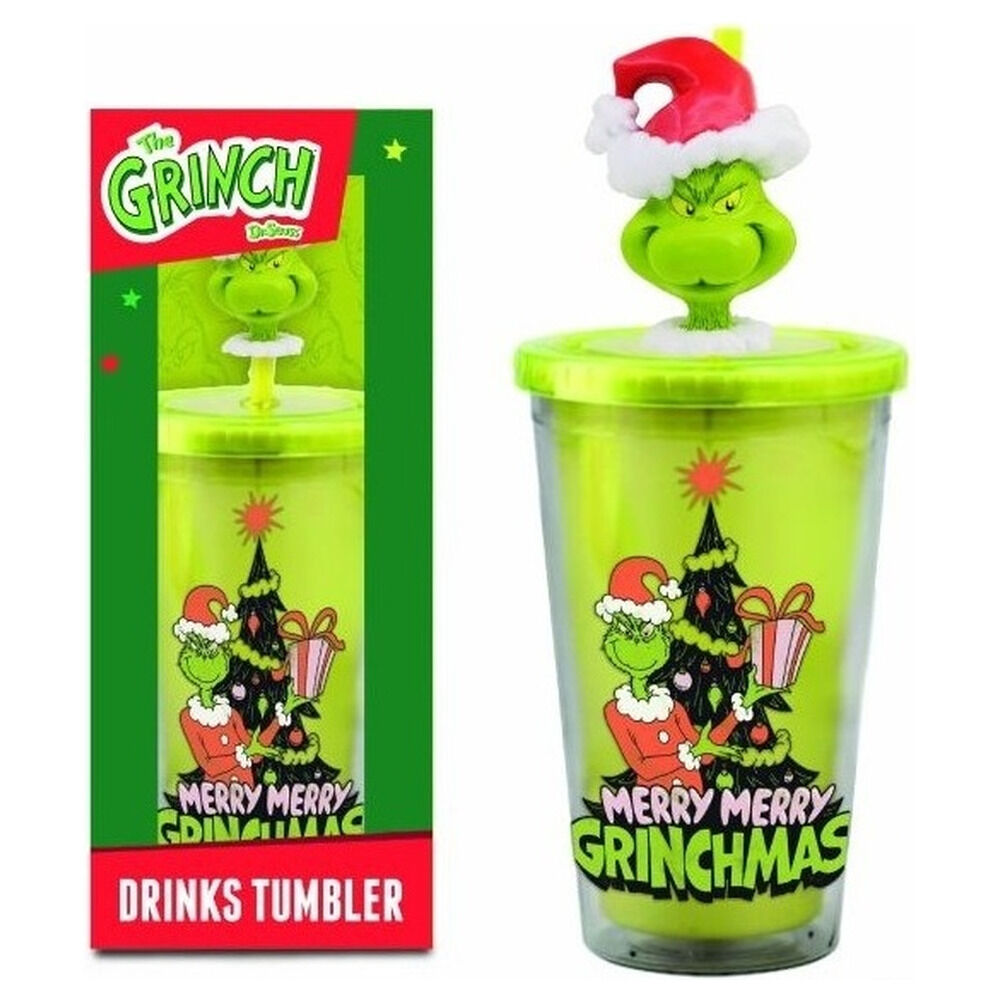 The Grinch pompom keychain