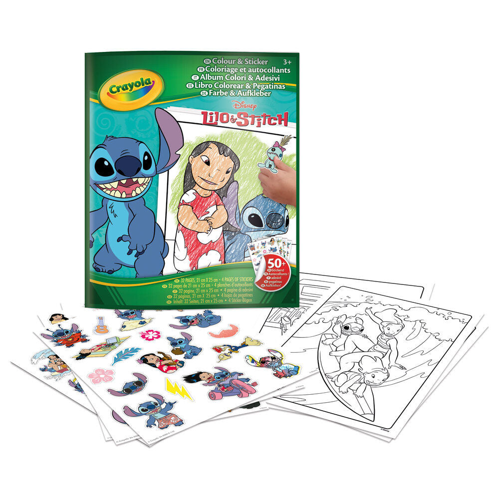 Lilo & Stitch Coloring Book Stickers - Stitch Disney
