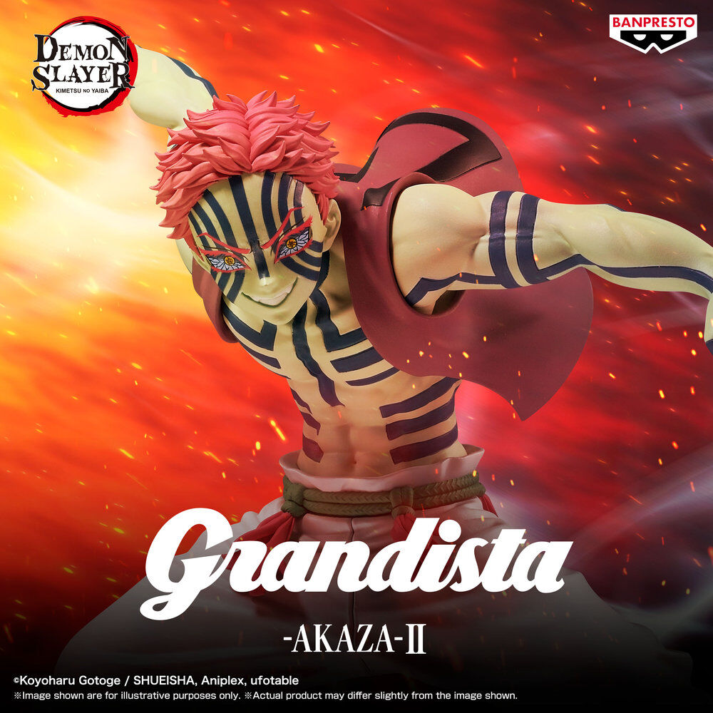 Figure Akaza II Grandista Demon Slayer Kimetsu no Yaiba 23cm