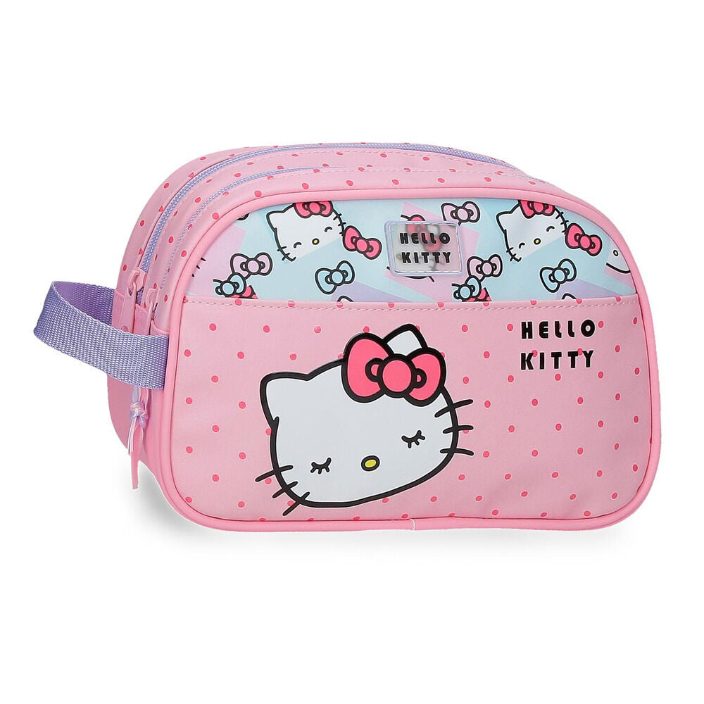 Bows Hello Kitty toiletry bag adaptable