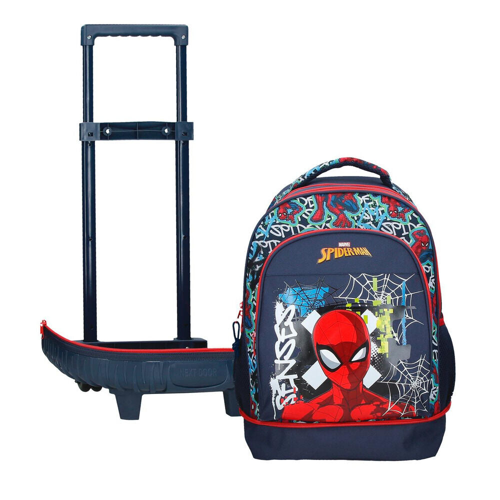 Graffity Spiderman Marvel removable compact trolley 43cm