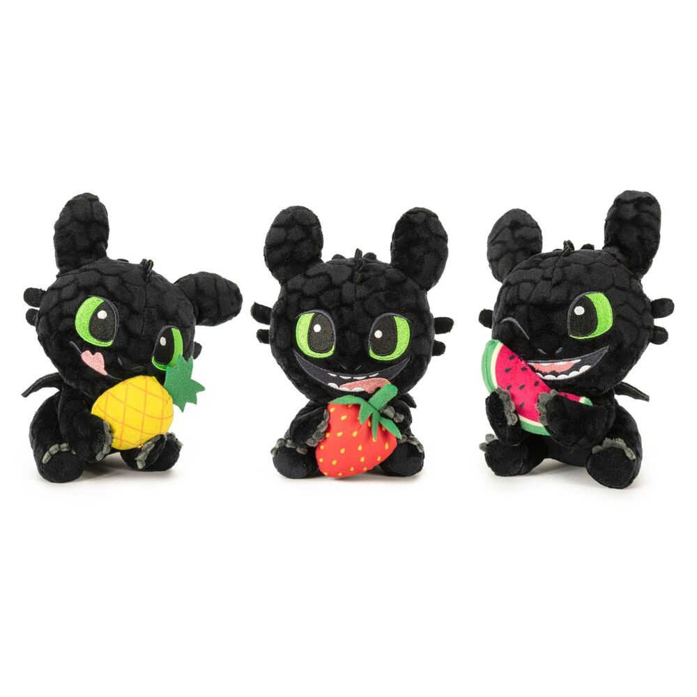 Toothless Fruit Plush Toy from How to Train Your Dragon, 25cm, Assorted