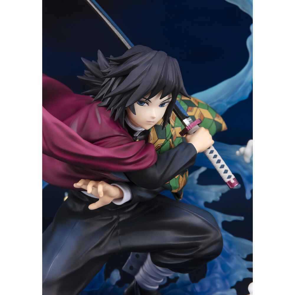 SH Figuarts Tomioka Giyu Water Breathing Demon Slayer Kimetsu No Yaiba Figure 17cm