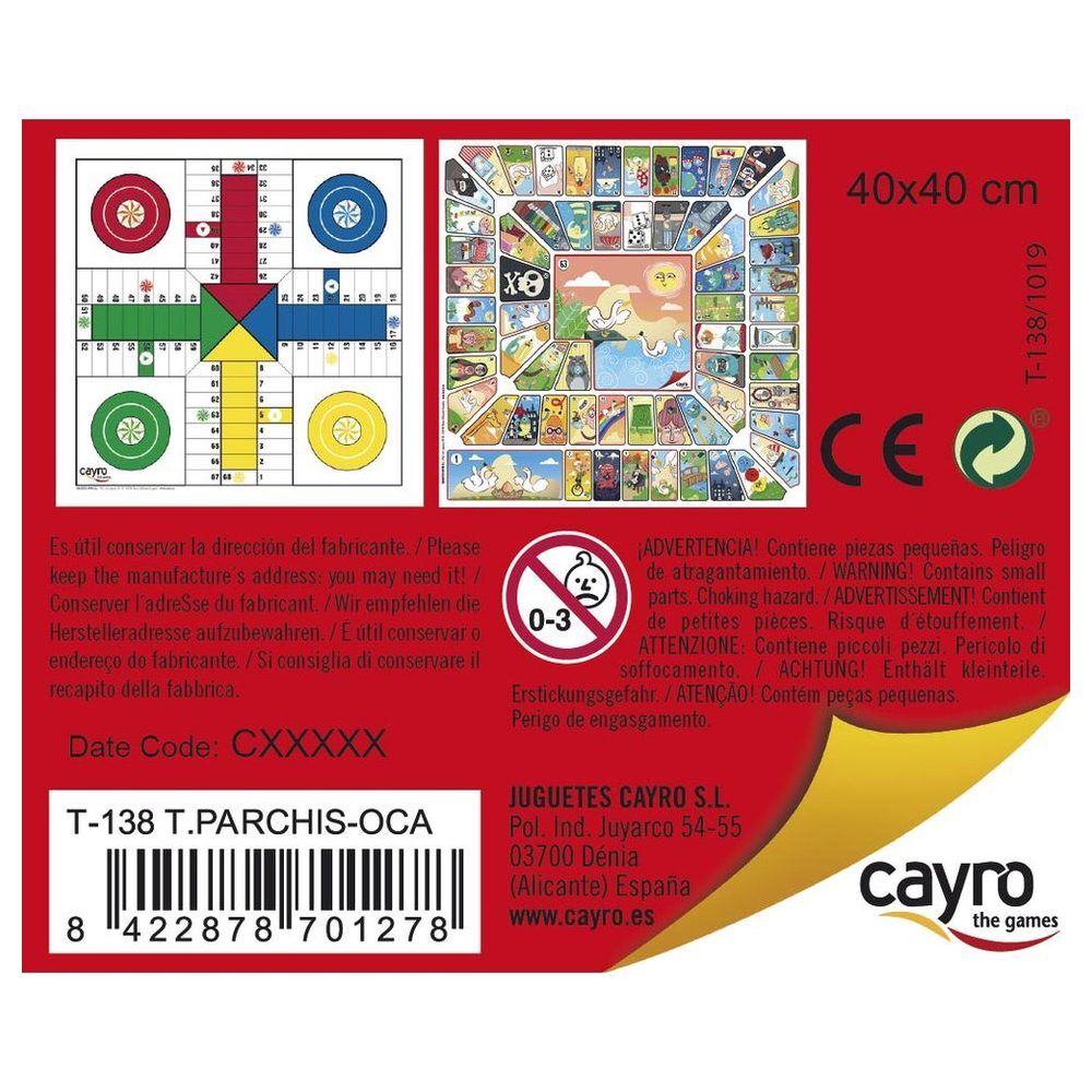 Parchis & Goose wooden board