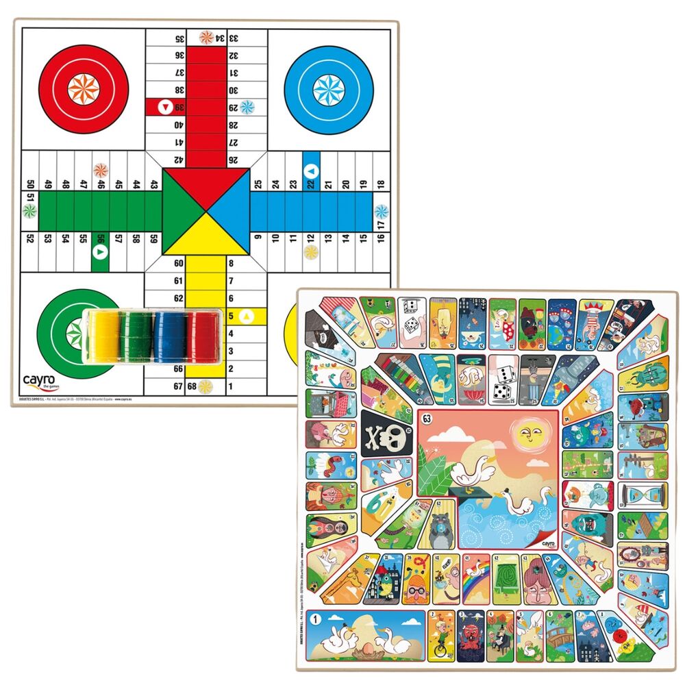Parchis & Goose wooden board with accessories
