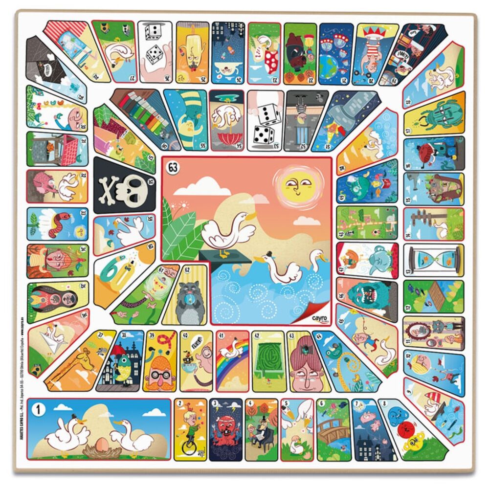 Parchis & Goose wooden board with accessories