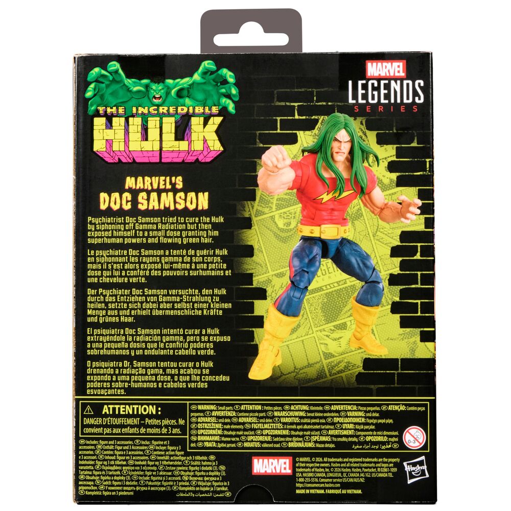 Figure Marvels DOC Samson The Incredible Hulk Marvel Legends Series 15cm