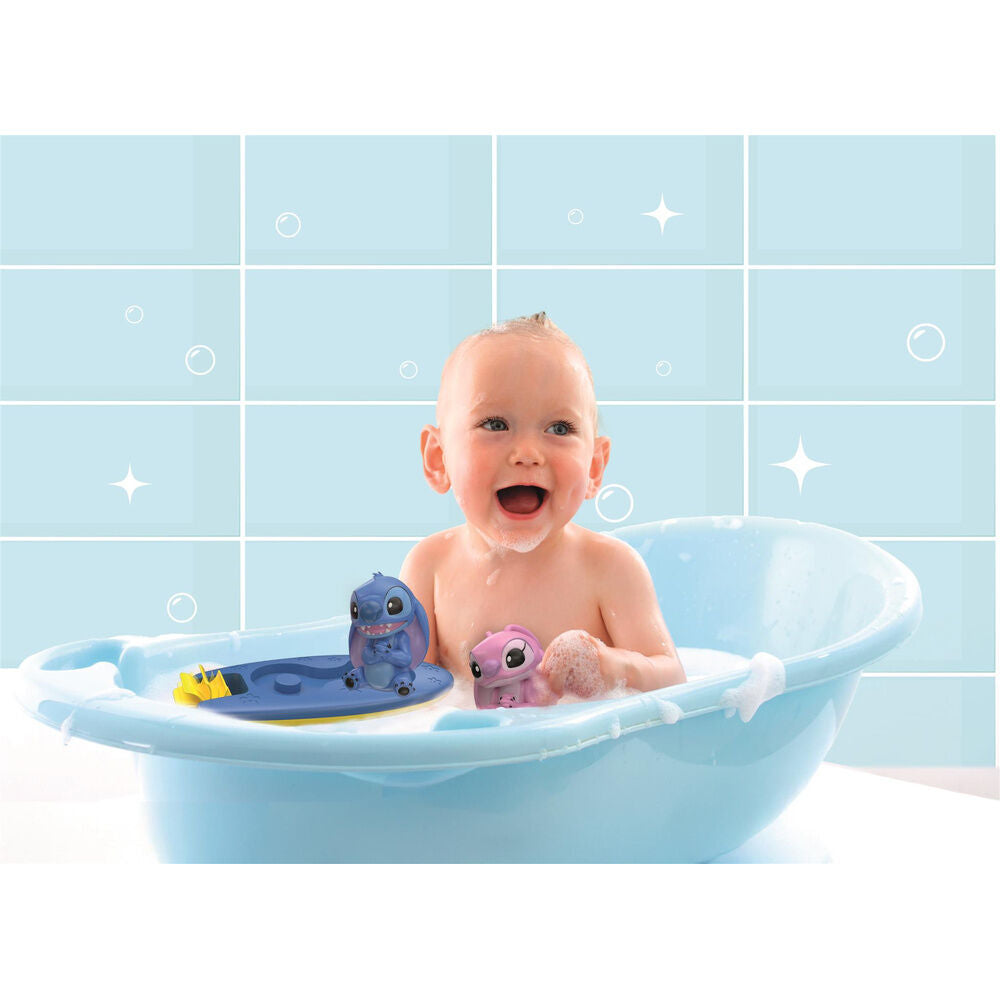 Disney Surf Stitch & Angel Bath Toy