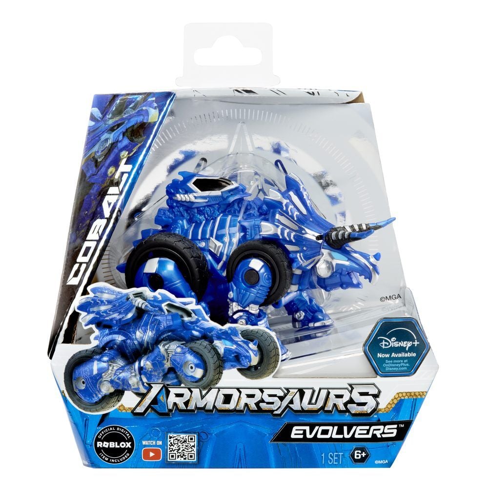 Cobalt Triceratops Evolver Armosaurus Figure
