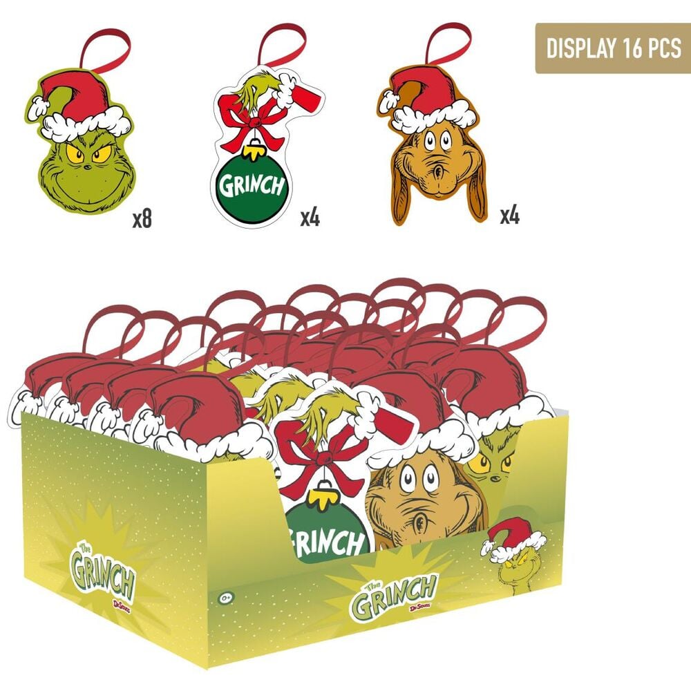 Assorted Grinch Plush Keychains