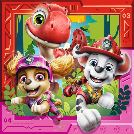 Paw Patrol Dino Movie Puzzle 3x49pcs