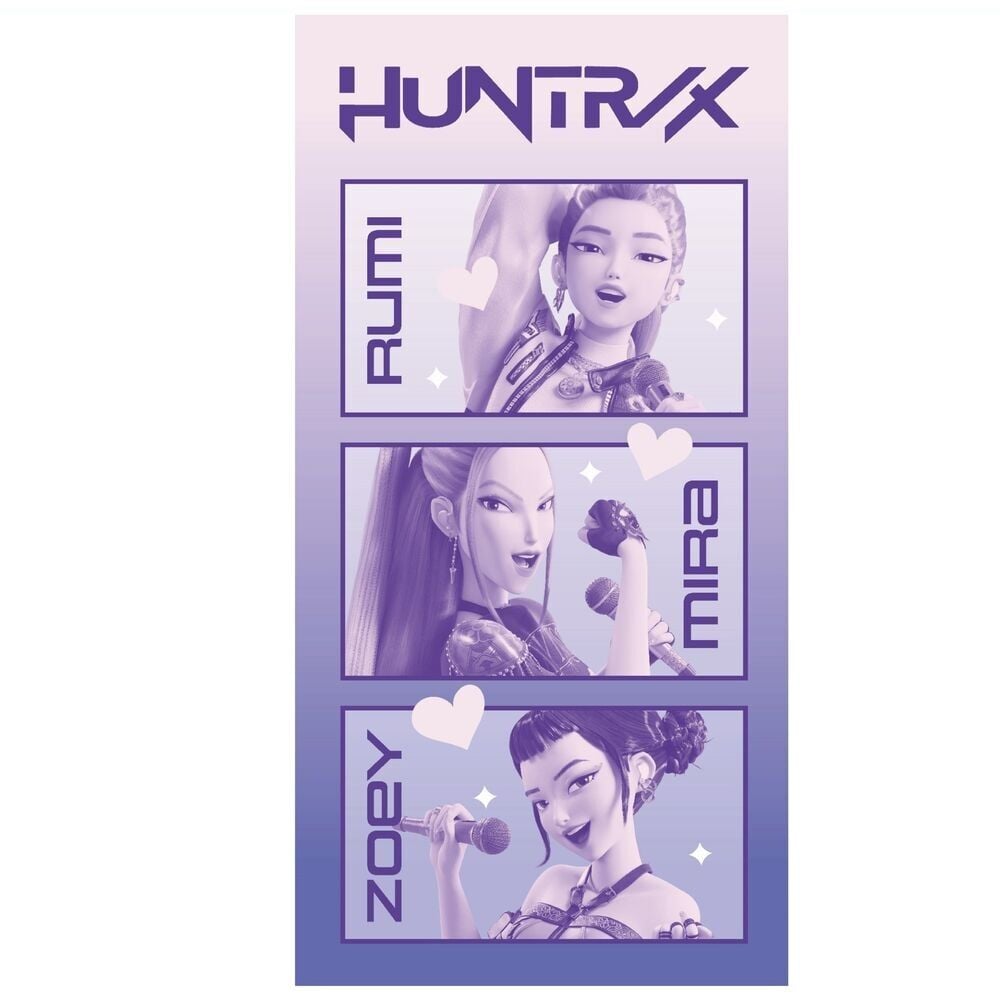 Huntrix KPop Demon Hunters Microfiber Towel