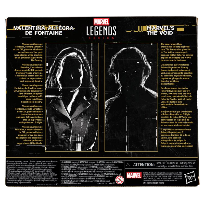 Set 2 Figures Valentina Allegra De Fontaine & Marvels The Void Thunderbolts Marvel 15cm