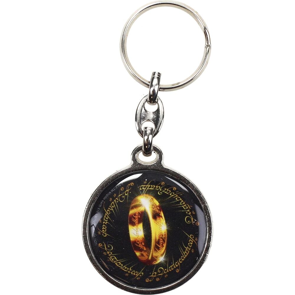 The One Ring Round Keychain from The Lord of the Rings