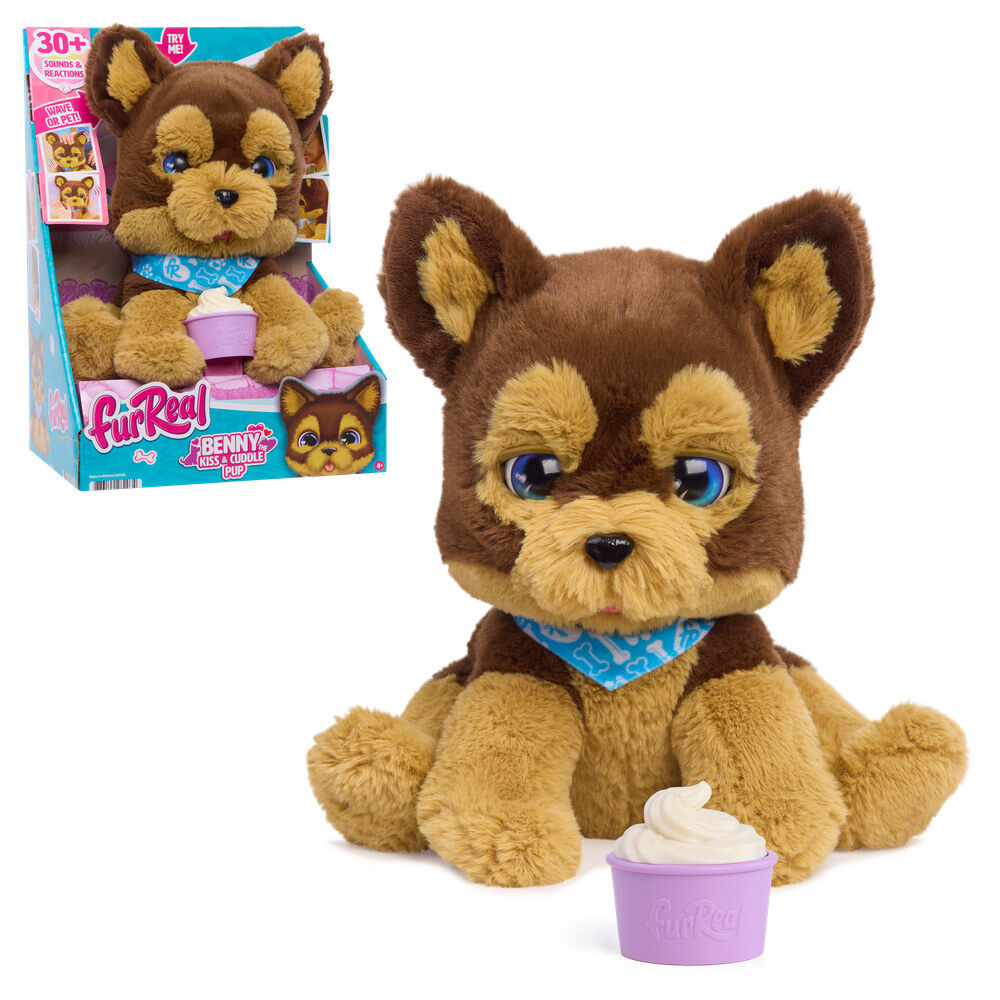 FurReal Benny the Kiss & Cuddle Interactive Plush