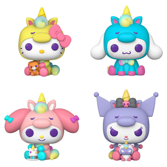Blister of 4 POP figures Hello Kitty and Friends