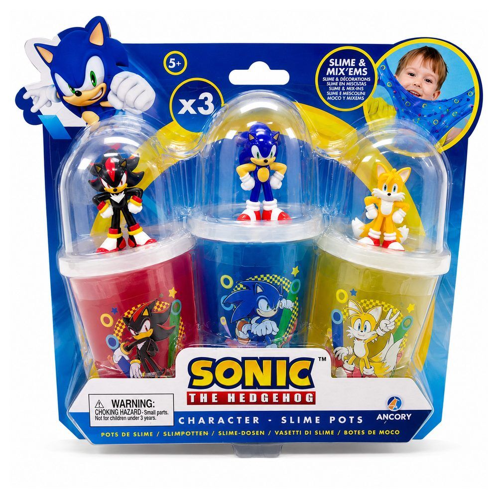Blister 3 Slime Sonic The Hedgehog figure