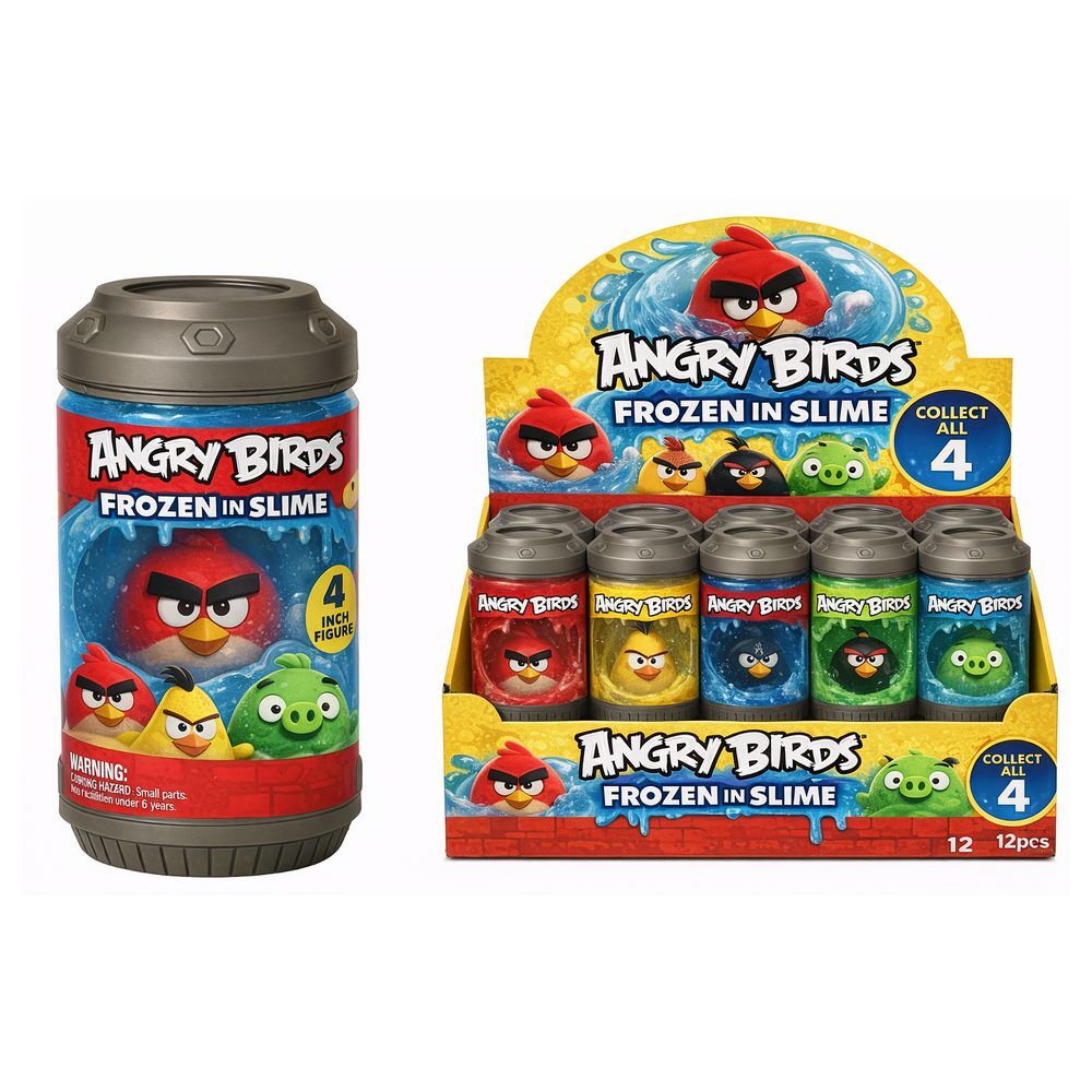 Angry Birds Slime Figure Tin Assortment
