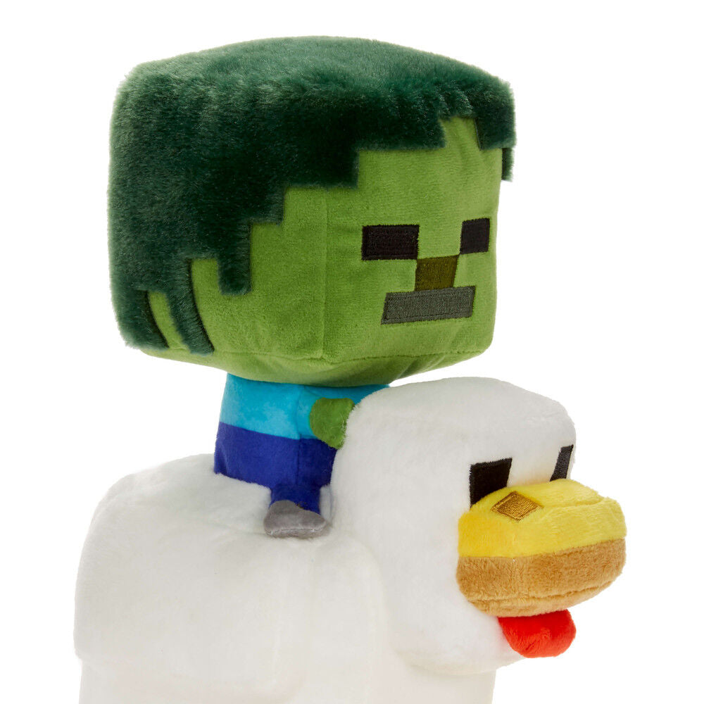 Chicken Jockey Minecraft Plush 20cm