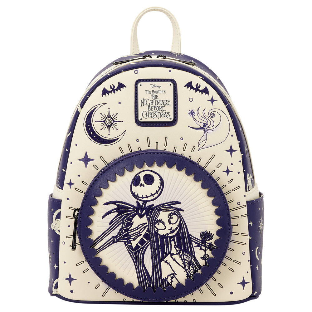 Jack Skellington & Sally Night Sky Backpack Nightmare Before Christmas Disney Loungefly 26cm